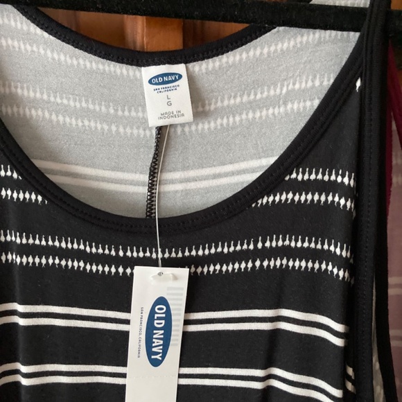Two Old Navy Fit/Flare Striped Summer Dresses.Size Large - Picture 2 of 2